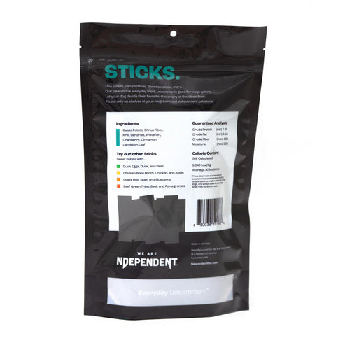 Ndependent Sticks Sweet Potato & Krill & Sardine Dog Treats 6oz
